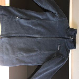 Youth large Columbia dark blue jacket